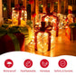 Costway 3 Pieces Christmas Lighted Gift Boxes Decorations with 60 LED Lights for Indoor and Outdoor