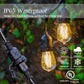 Costway 36' LED Outdoor Waterproof Commercial Globe String Lights Bulbs