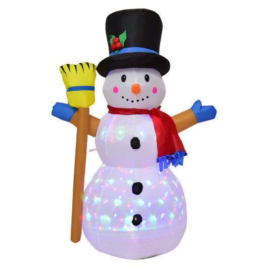 Costway 4" Indoor/Outdoor LED Inflatable Lighted Christmas Snowman