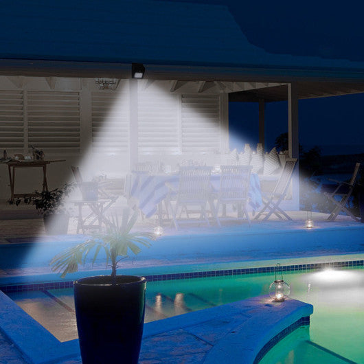 Costway 4 pcs. Waterproof LED Wireless Motion Sensor Solar Lights