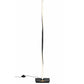 Costway 48" Black Helix LED Floor Modern Standing Pole Light