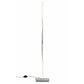 Costway 48" Silver Helix LED Floor Modern Standing Pole Light