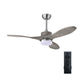 Costway 48" Wood Ceiling Fan with LED Lights and 6 Speed Levels