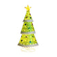 Costway 4.6' Green Pre-Lit Pop-up Christmas Tree with 110 Warm Lights