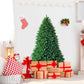 Costway 5' Artificial Fir Christmas Tree with LED Lights and 600 Branch Tips