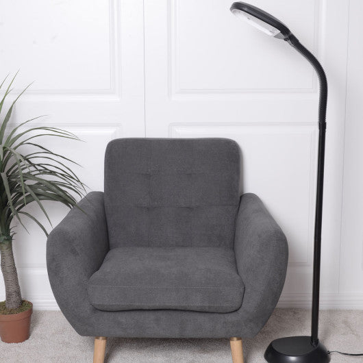 Costway 5' Black Adjustable Deluxe Natural Light Floor Lamp