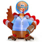 Costway 5' Inflatable Thanksgiving Turkey Football Player with Lights