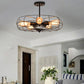 Costway 5-Light Vintage Metal Hanging Ceiling Light