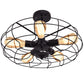 Costway 5-Light Vintage Metal Hanging Ceiling Light