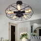 Costway 5-Light Vintage Metal Hanging Ceiling Light