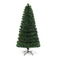Costway 5' Pre-Lit Fiber Optic Artificial Christmas Tree with LED Lights and Stand
