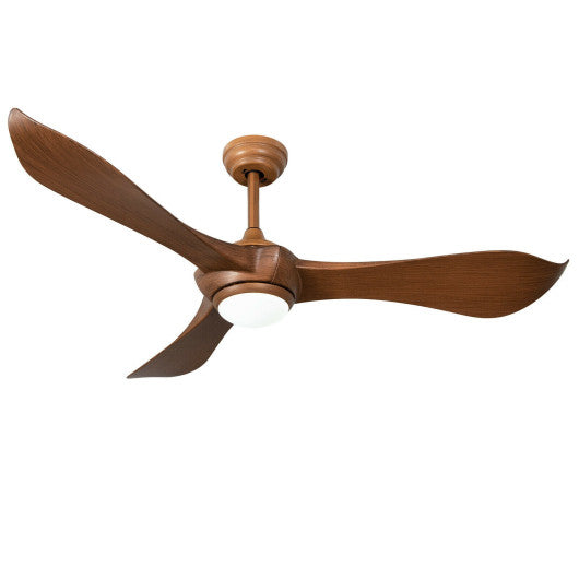 Costway 52" Ceiling Fan with Light Reversible DC Motor