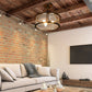 Costway 52" Low Profile Ceiling Fan with LED Light