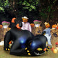 Costway 6' Giant Creeping Inflatable Black Cat with LED Lights