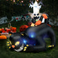 Costway 6' Giant Creeping Inflatable Black Cat with LED Lights