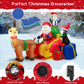 Costway 6' Long Christmas Inflatable Decoration with Built-in LED Lights and Waterproof Blower