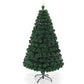 Costway 6' Multicolor Artificial Christmas Tree with LED Light and Metal Stand