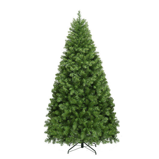 Costway 6' Pre-Lit Artificial PVC Christmas Tree with LED Lights and Stand