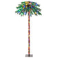 Costway 6' Pre-Lit Artificial Tropical Christmas Palm Tree with 210 Multi-Color Lights