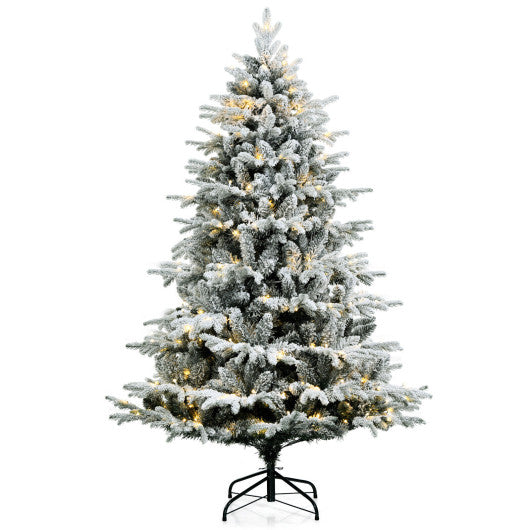 Costway 6' Pre-lit Artificial Christmas Tree with 260 LED Lights