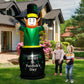 Costway 6' St Patrick's Day Inflatables Leprechaun Irish Day Decoration with LED Lights