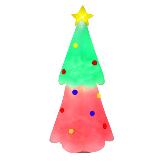 Costway 6.2' Inflatable Christmas Tree with Topper Star and Lights