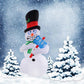 Costway 7' Air-blown Inflatable Christmas Snowman Gemmy Lighted Decoration