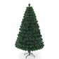 Costway 7' Multicolor Artificial Christmas Tree with LED Light and Metal Stand