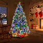 Costway 7' Pre-Lit Artificial Christmas Tree with 300 Lights and 1116 Branches