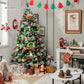 Costway 7' Pre-Lit Artificial Christmas Tree with 300 Lights and 1116 Branches