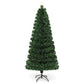 Costway 7' Pre-Lit Fiber Optic Artificial Christmas Tree with LED Lights and Stand