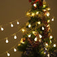 Costway 7 ft. 10 LED Warm White String Ball Lights Christmas Wedding Party Decor Fairy Lamp