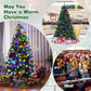 Costway 7.5' Pre-Lit Artificial Spruce Christmas Tree with 550 Multicolor Lights for Festival