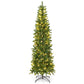 Costway 7.5' Pre-lit Full Artificial Christmas Tree with Warm White and Multi-Color LED Lights