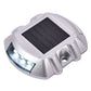 Costway 8 Pack Road Driveway Pathway Ground Solar Power LED Lights