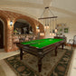 Costway 8-light Industrial Pendant Light Wood Hanging Chandelier Fixture