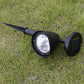 Costway 8 pcs. 4-LED Solar Spot Light Outdoor Garden Lawn Landscape LED Spotlight Path Lamp