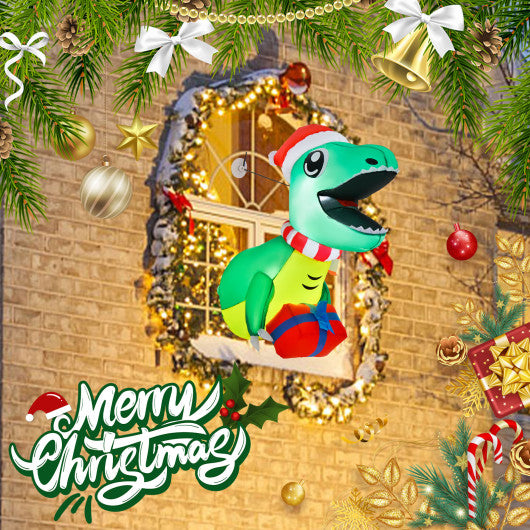 Costway Blow Up Decorations with Built-in LED Lights for Indoor and Outdoor