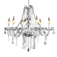 Costway Elegant Crystal Chandelier Ceiling Light