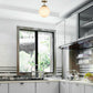 Costway Globe Pendant Light Fixture with Acrylic Lamp Shade