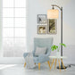 Costway Globe Pendant Light Fixture with Acrylic Lamp Shade