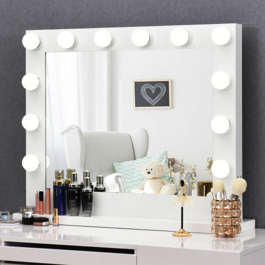 Costway Hollywood Lighted Makeup Vanity Dressing Mirror