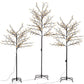 Costway Large Warm White Cherry Blossom LED Tree Light Floor Lamp Holiday Christmas Decor