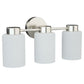 Costway Modern 3-Light Glass Wall Lamp