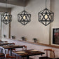 Costway One - Light Industrial Metal Pendant Hanging Ceiling Chandelier