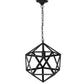Costway One - Light Industrial Metal Pendant Hanging Ceiling Chandelier