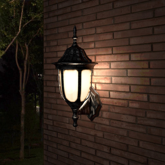 Costway Outdoor Garages Front Porch Light Exterior Wall Light