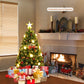 Costway Prelit Fiber Optic Christmas Tree with Warm White Lights