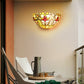 Costway Tiffany-Style 1-Light Wall lamp with 12" Lampshade