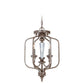 Craftmade Boulevard 13" 3-Light Mocha Bronze Candelabra Chandelier With Metal Frame Shade